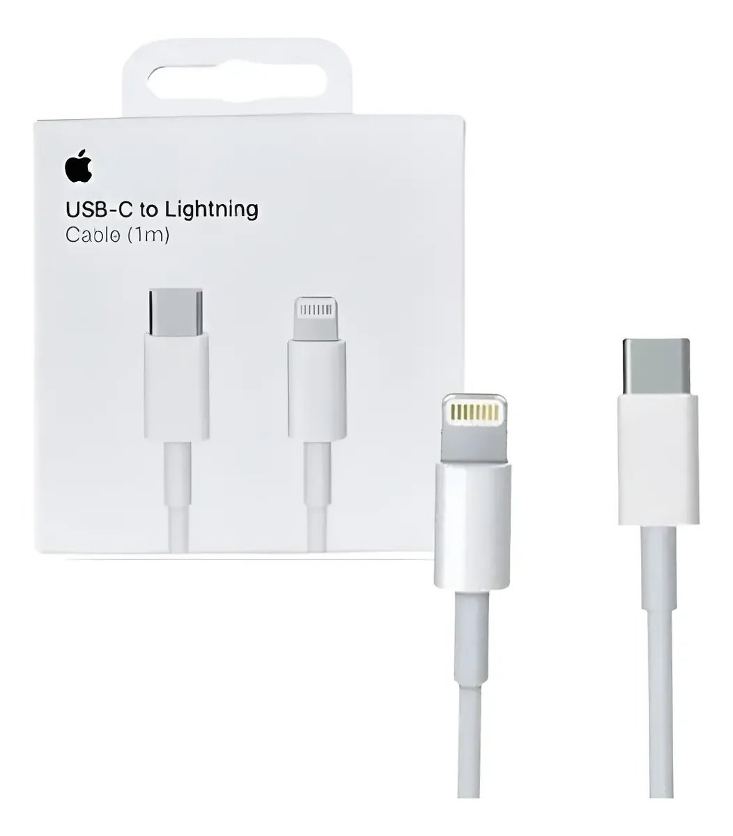 Cabo De Carregamento Iphone Apple Usb-C Lightning Branco